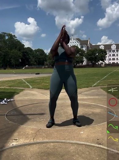 2x Olympic Discus Thrower Technique Analysis (Cici Onyekwere-Lyons)