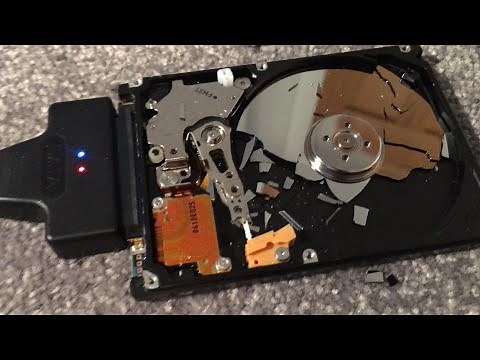 2.5 Inch Hard Drive Destruction (Part 1)