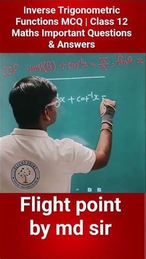 Inverse Trigonometric Functions MCQ | Class 12 Maths Important Questions & Answers