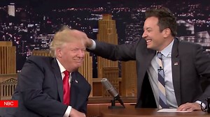 32K views · 93 reactions | Donald Trump tells Jimmy Fallon to "be a man" after the late night host says he regretted the (now infamous) hair tussle. | THR News | The Hollywood Reporter | Facebook