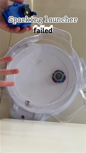 My first sparking launcher try failed #beyblade