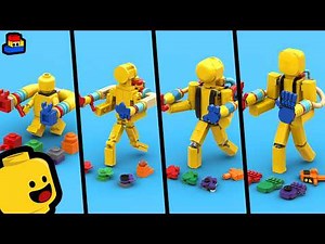 LEGO Poppy Playtime: Player with GrabPack and EVERY Hand (Noob, Pro, Hacker, and GOD) - Chapter 4