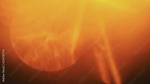 Beautiful orange light leaks in warm hue on dark background.