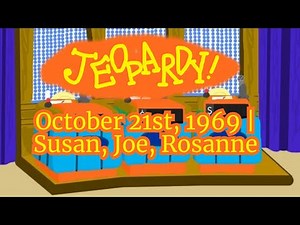 Art Fleming Jeopardy! | Susan, Joe, Rosanne | October 21st, 1969