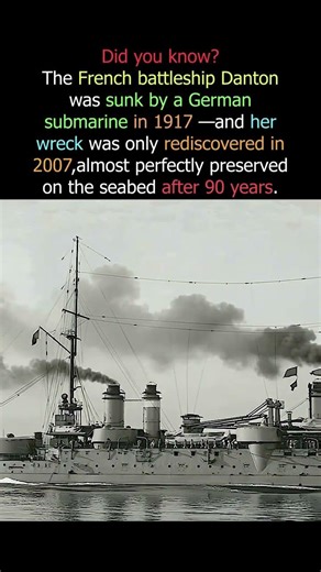 Found After a Century #navalhistory #historyshorts #dreadnought #battleship #ww1 #facts