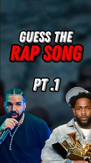 Guess The Rap Song In 5 Hints (1) #rap #hiphop #music