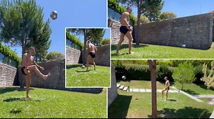 Premier League legend Dimitar Berbatov talks through how he trains his first touch using a wall