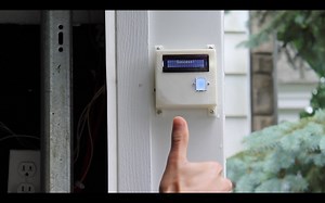 DIY Fingerprint Scanning Garage Door Opener