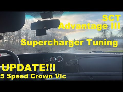 Supercharged 5 Speed Crown Vic Tuning Update - SCT Advantage III