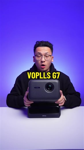 New sheriff in town! GOOGLE TV Projector VOPLLS G7! Crazy brightness with the best OS at the moment! #vopllsprojector #projector #review #tiktokshop
