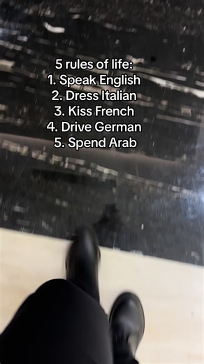 5 Regras de Vida: Vista Italiano, Dirija Alemão