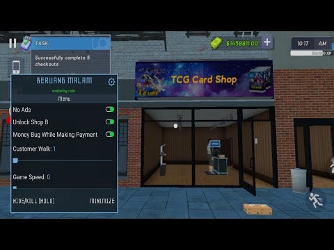 TCG Card Shop Manager 1.1.1 Unlimited Money Unlock Shop B No Ads Mod Menu