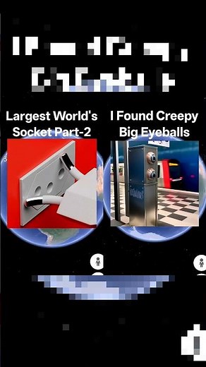 🤯🧐Amazing Two Secret Places Real In Google Earth 🌎#shorts #reels #trending #viral #googleearth #map