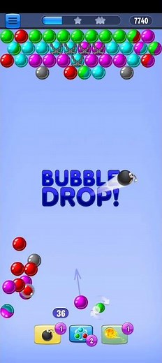 Bubble Shooter Gameplay 🎯 Perfect Aim Level Clear | Satisfying Mobile Game #shorts