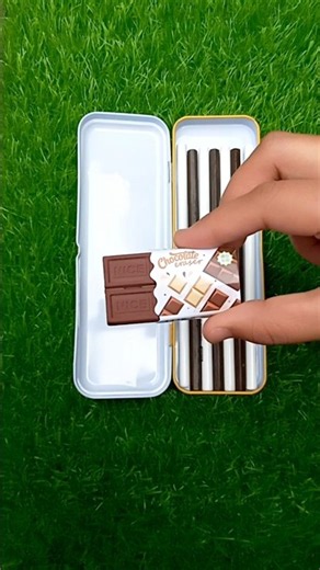 Cute White & Brown Stationery Theme With 90s Pencil Box #stationery​ #pencilcase #schoolsupplies