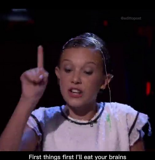 Millie Bobby Brown Rapping Nicki Minaj's 'Monster' Verse