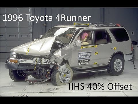 1996-2002 Toyota 4Runner IIHS Moderate Overlap (40% Offset)
