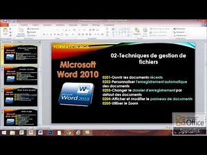 0201 Ouvrir les documents récents