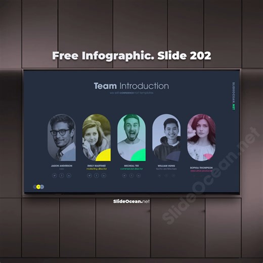 🎡 FREE Animated Infographic PowerPoint Slides 202 – Team Introduction ⬇️ Download: https://slideocean.net/free-powerpoint-animated-infographic-slides-p23/ ⬇️ Team Infographic: https://slideocean.net/product/our-team/ __ we sell CONFIDENCE not template __ ✅ Gói "MEGA PREMIUM Max" (10in1) ~ 15,000 slides : ✅ KM 88% ngay hôm nay ⬇️ Download: 69s FREE Demo https://slideocean.net/product/mpmax __ #SlideOcean #PowerPointDesign #MauPowerPoint #WeSellConfidence #Infographic #FreePowerPoint #MorphTransi