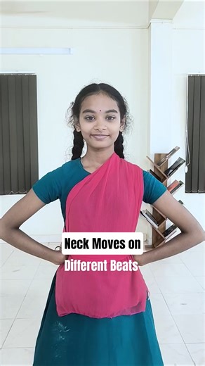 Neck Moves on Different Beats #bharatnatyam #shorts