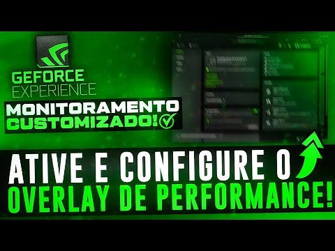 COMO MONITORAR O DESEMPENHO DA PLACA NVIDIA ! ATIVAR E CONFIGURAR O NVIDIA PERFORMANCE OVERLAY !