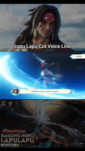 Lapu-Lapu Cut Voice Line #HonorofKings #HOK #NewHero #Lapulapu #TaraHOK #HOKPH | JASSY | Facebook
