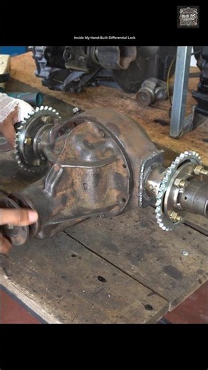 Inside My Hand-Built Differential Lock Mechanism! 🔒⚙️ #automobile #weldwheels #garageworks