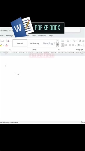 Cara Mengubah PDF ke Word dengan Microsoft Word