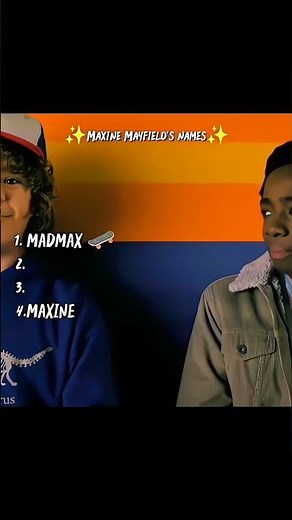 Max all name that is used in series🥰😘#strangerthings #Strangerthingsseason4 #strangerthings4