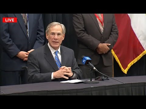 LIVE: Texas Gov. Greg Abbott issues briefing on Tropical Storm Nicholas