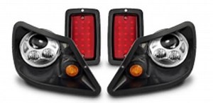 DoubleTake Spartan/Titan Deluxe LED Light Kit (EZGO TXT 94+, Club Car DS New Style 00+)