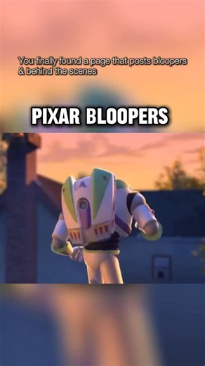 Bloopers & Behind The Scenes on Instagram: "Pixar’s bloopers became a beloved tradition, adding an extra layer of charm to their animated films. What made them special is that they weren’t real mistakes, but hand-crafted “fake” bloopers created by the animators themselves. Instead of capturing on-set slip-ups like live-action movies, Pixar artists would deliberately animate characters forgetting lines, breaking props, or laughing through scenes—essentially treating these digital creations like r