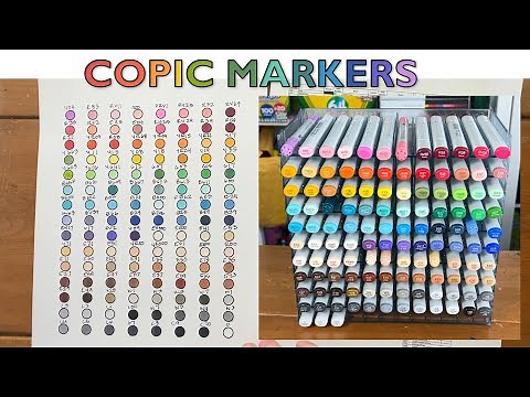 How to Organize and Swatch Individual Copic Markers
