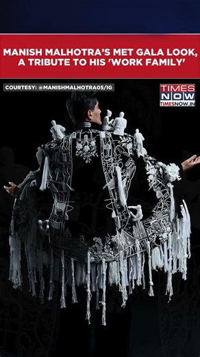Watch: Manish Malhotra's Met Gala Look Is A Tribute To His 'Work Family' | Met Gala 2026 #shorts