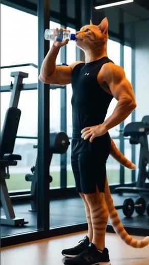 Super Buff Cat Breaks the Internet!🔥