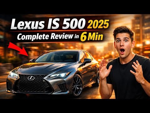 2025 Lexus IS 500 F Sport Performance Review - 472HP V8 Beast!