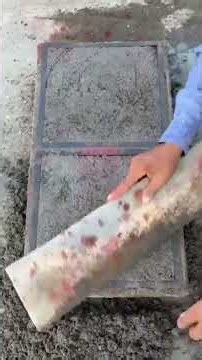 👉Outstanding Cement Making Tiles🌼🔥 #oddlysatisfying #craftsmanship #diy #cementart #art #cementtiles