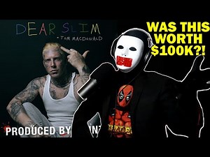 Tom MacDonald - "Dear Slim" (PRODUCED BY EMINEM) (Reaction)