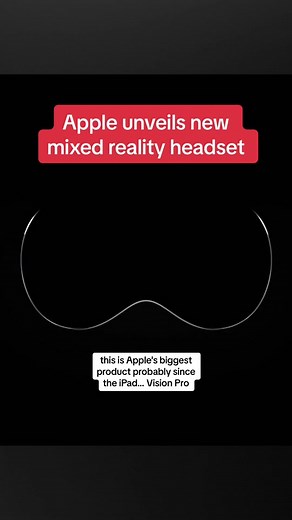 Apple showed off a new mixed-reality headset called Apple Vision Pro at a conference. The device blends virtual reality and augmented reality. Augmented reality is a technology that allows users to overlay virtual images on live video of the real world. Apple says the device will cost $3,499 and go on sale early next year. #cnn #news #apple #visionpro #ar #vr #headset #augmentedreality #virtualreality