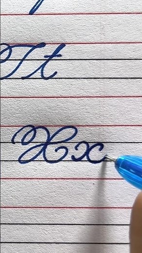 How to Write Cursive X | Cursive Handwriting Practice