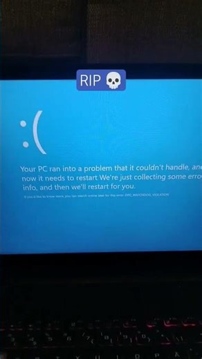 RIP computer #windows10