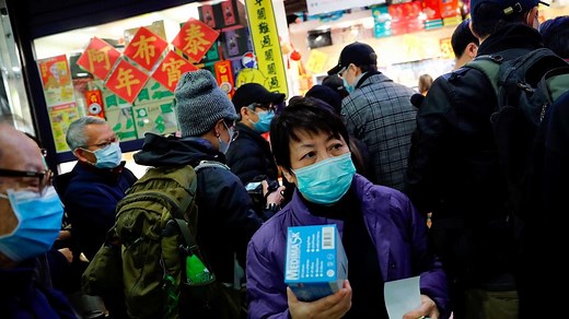 Chinese vendors fined for hiking the price of protective masks as coronavirus fears spread