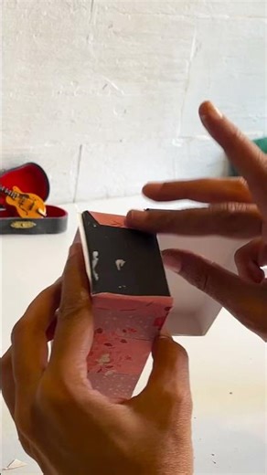 Upcycle an old box to make a Mini Suitcase! #papercrafts #diy #miniatures #minisuitcase #minibook