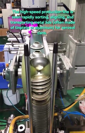 High-Speed Automation: Aerosol Can Lid Production Line