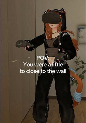 Always ignore the boundary to.. Avi- Ray the Cat Shark by @Buffin #fyp #pov #funny #vrchat #vr
