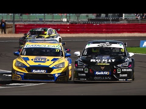 BTCC Silverstone Race Highlights