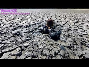 Sinking through the muddy crust