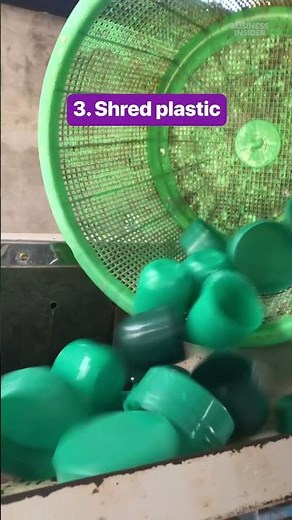 Here's how 700 pounds of #plastic waste is recycled and transformed into #ecofriendly tiles.