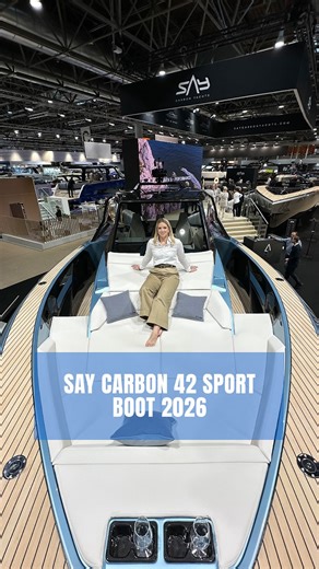 This is not a normal boat. It’s a supercar on the water. The Say Carbon 42 Sport is built entirely in carbon fibre to deliver pure performance, extreme agility and unmistakable design. Sharp lines, a razor-edge hull and up to 50 knots of adrenaline, powered by twin Volvo Penta V8s. Here, carbon is not just aesthetics. It’s structure. It’s power. It’s efficiency. This is not about cruising. It’s about driving. Carbon. Performance. Design. . Check it out at Boot26, HALL 5, Stand 5V21. @saycarbonya