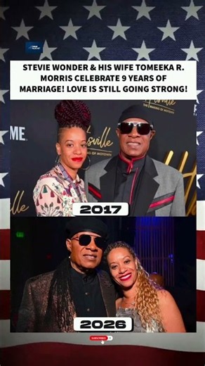 STEVIE WONDER & TOMEEKA ROBYN BRACY CELEBRATE 9 YEARS OF MARRIAGE ❤️✨#StevieWonder#TomeekaBracy#Love